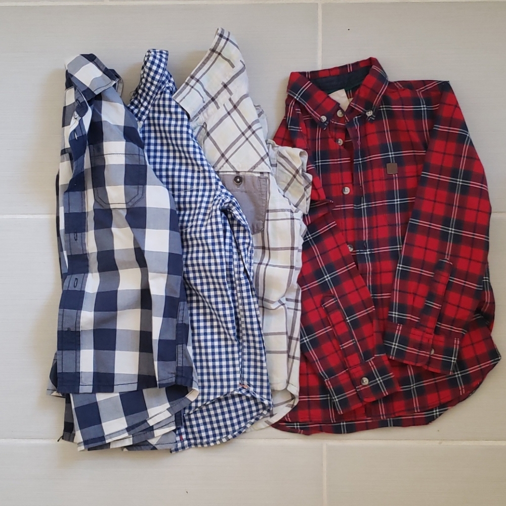 Bundle of boy's button down shirts 5T